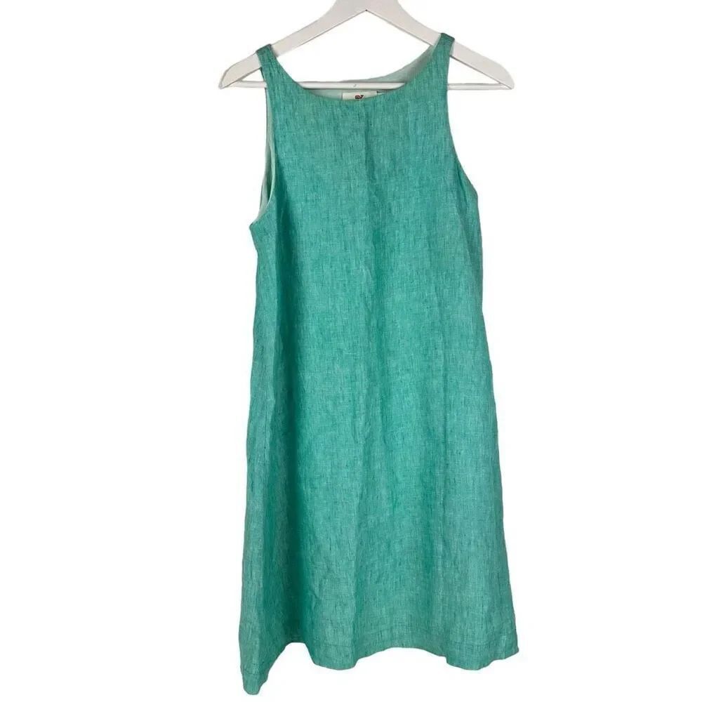 Vineyard VinesβLinen Swing Dress size 2βSleeveless